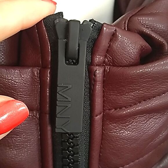 Marc New York Performance Bergandy Hooded Puffer Coat. Sz Medium NWT - Picture 11 of 16